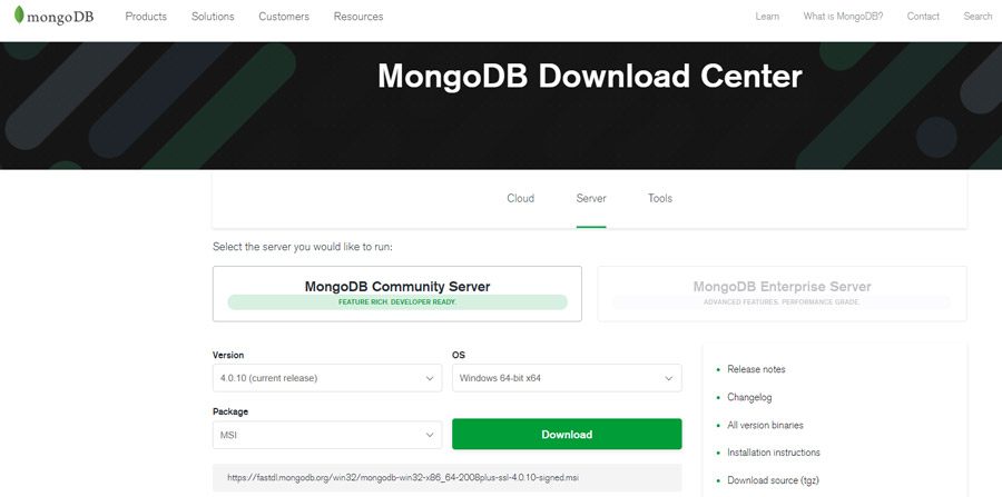 Mongodb download mac